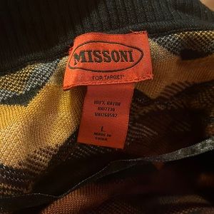 Missoni for Target long chevron pattern duster cardigan with pockets rare !